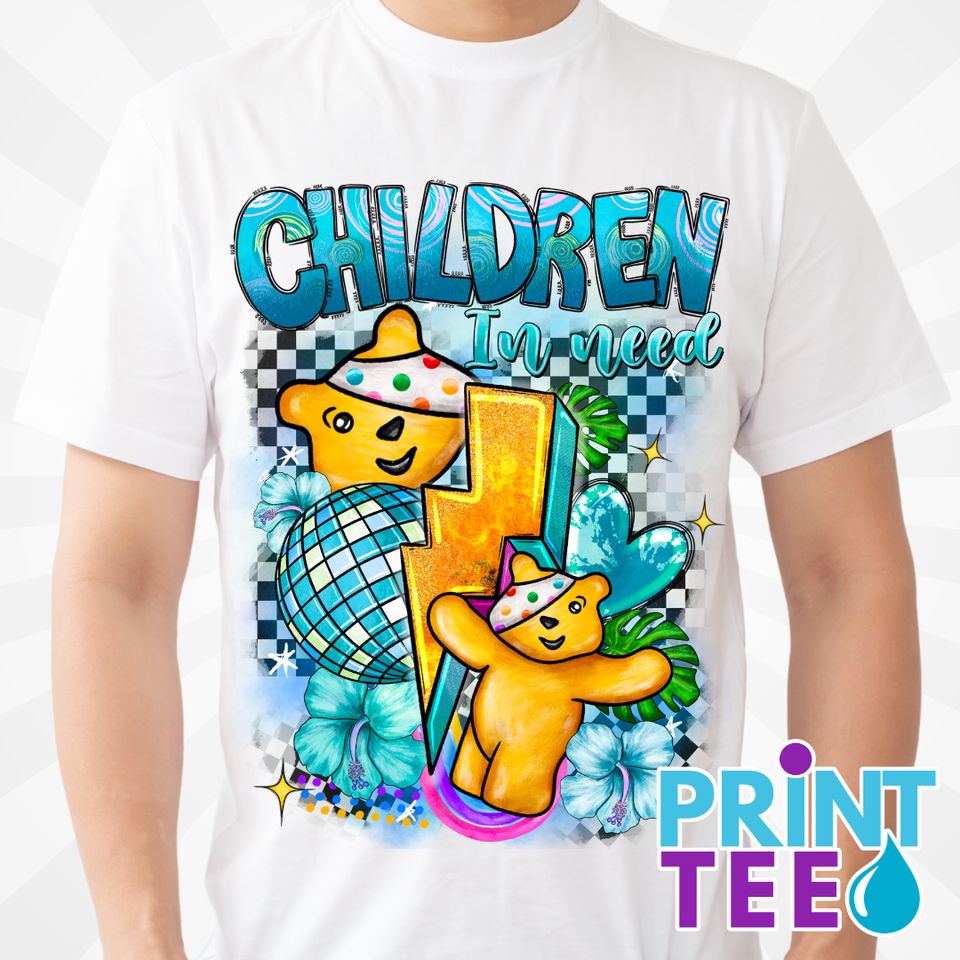 Children In Need Tshirt - Blue