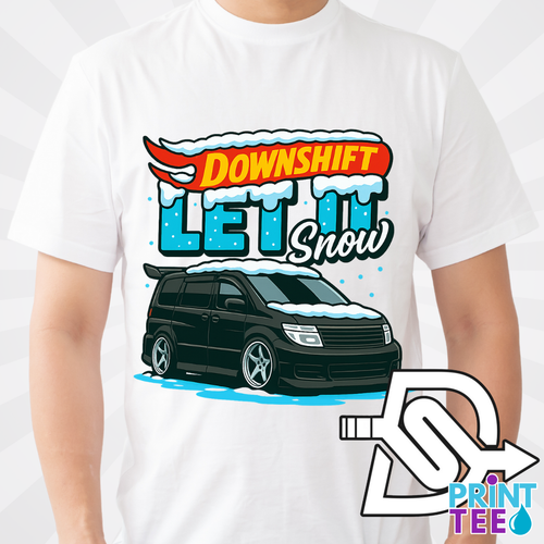 DOWNSHIFT Festive Elgrand T-Shirt
