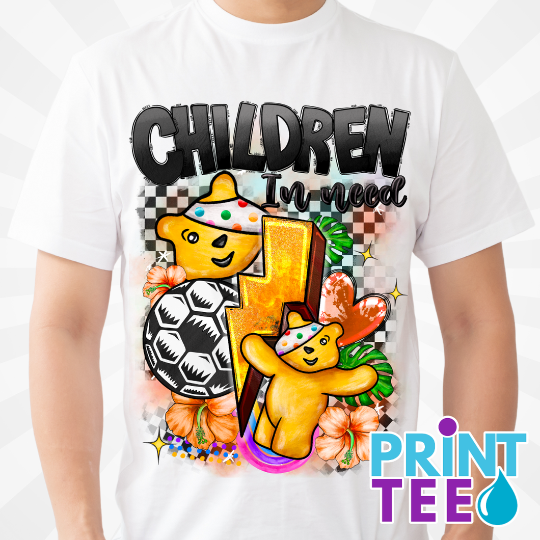 Children In Need Tshirt - Black